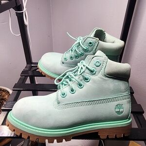 Timberland Kids' Light Green Boots